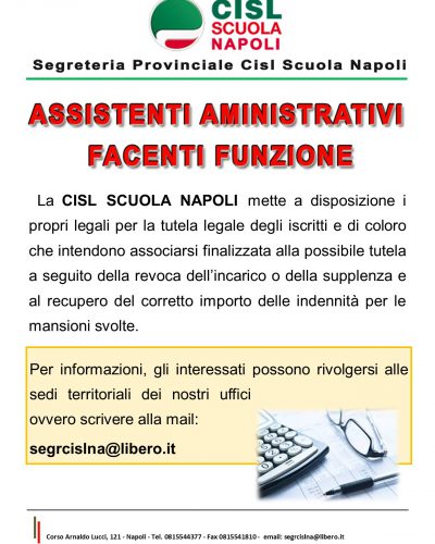 assistenti amministrativi